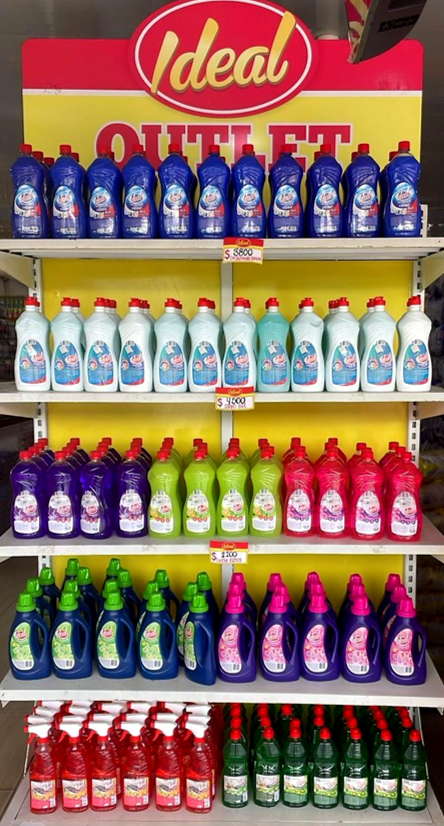 Productos Cosmogreen en góndola